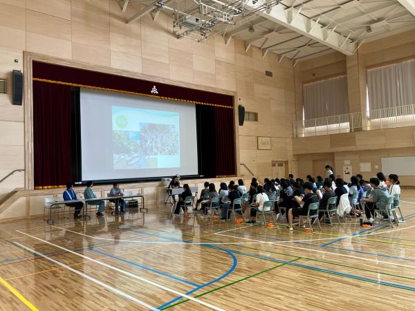 水害対策授業に協力